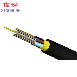 Quality 6 Core Bulk Single Mode Fiber Optic Cable Black Anti Electromagnetism wholesale
