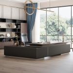 Modern Luxury Large Wooden MDF Desk Classic Boss Office Desk For Workstations