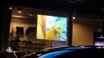 Milky White Self adhesive DUAL Projection Film For double-sided projection
