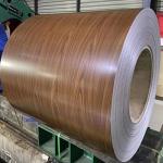0.5x1000mm Color Polyester Coating Wood Grain Painted Coil