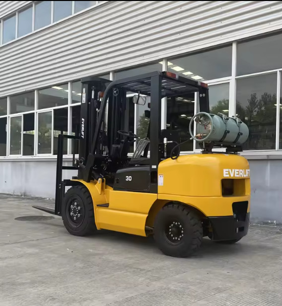 EVERLIFT EPA Engine 2.5ton 3 Ton Forklift Gas LPG Gasoline Forklift Truck 3500 Kgs With Side Shifter