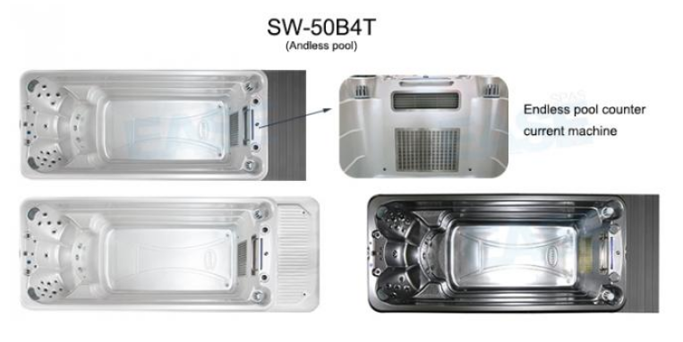 Outdoor Swimming Pool Cold Plunge Whirlpool Tubs Luxury Endless Swim Pool For Jacuzzi Air Massage Swim Pool For Garden