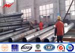 Tapered Galvanized Steel Power Pole Metal Telephone ASTM A123