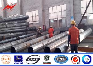 Quality Tapered Galvanized Steel Power Pole Metal Telephone ASTM A123 wholesale