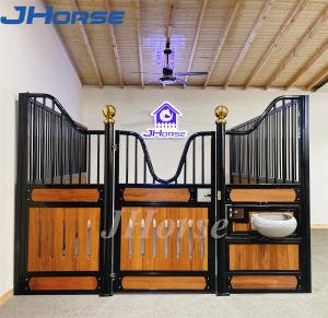 Quality Permanent Horse Stall Fronts 12foot Pine Infill wholesale