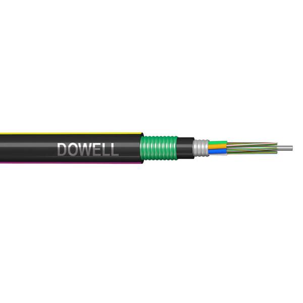 Colored Fiber Optic Network Cable 48 Core Fiber Cable GYTA53 With A PE Outer