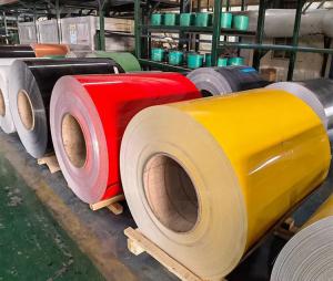 Quality PVDF Metal Roofing Coil 1250mm Coated Aluminum Coil Color Roll 1050 1060 wholesale