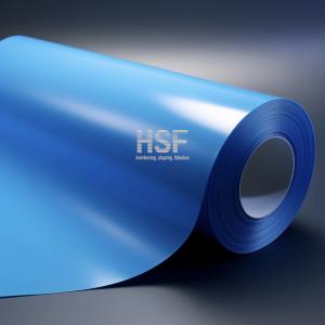 Quality 50 μM Blue Monoaxially Oriented Polyethylene Film For Packaging Agriculture Construction Medical Etc. wholesale