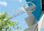 SS 316 Green Plant Climbing Trellis Wall Mesh / 1.5mm Stainless Steel Wire Rope