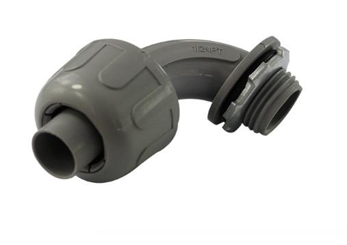 Dust Resistant 20mm Plastic Conduit Accessories PA6 90 Degree Liquid Tight