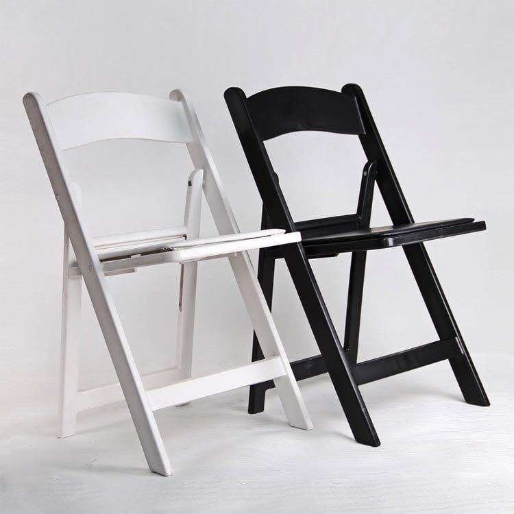 Garden Chair for Wedding Banquet Party Hotel White Resin Plastic Wimbledon Folding
