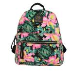 2016 Vertical square cloth fabric fashion ladies casual backpack schoolbag