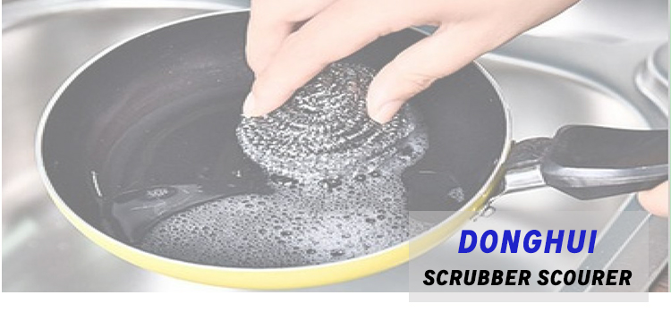 Dirt Removal Stainless Steel Scourers For Anti Ultraviolet Kitchen Cleaning