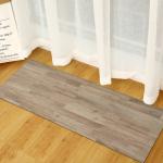 Wood Grain Absorbent Door Mat 40*120cm 60*180cm Bedroom Floor Carpets