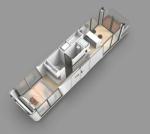 Prefab Space Capsule Villa House With Welded Steel Frame Structure