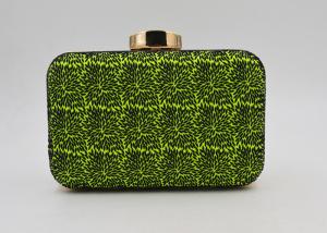 Quality Elegant Small Green Evening Clutch Bags Rectangle Shaped Wallet Evening Bag wholesale