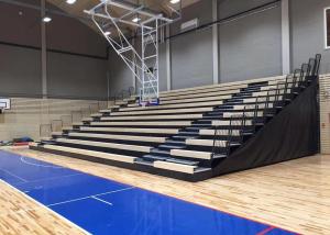 Quality Travelling Retractable Seating System / Plywood Deck Movable Stadium Seating wholesale