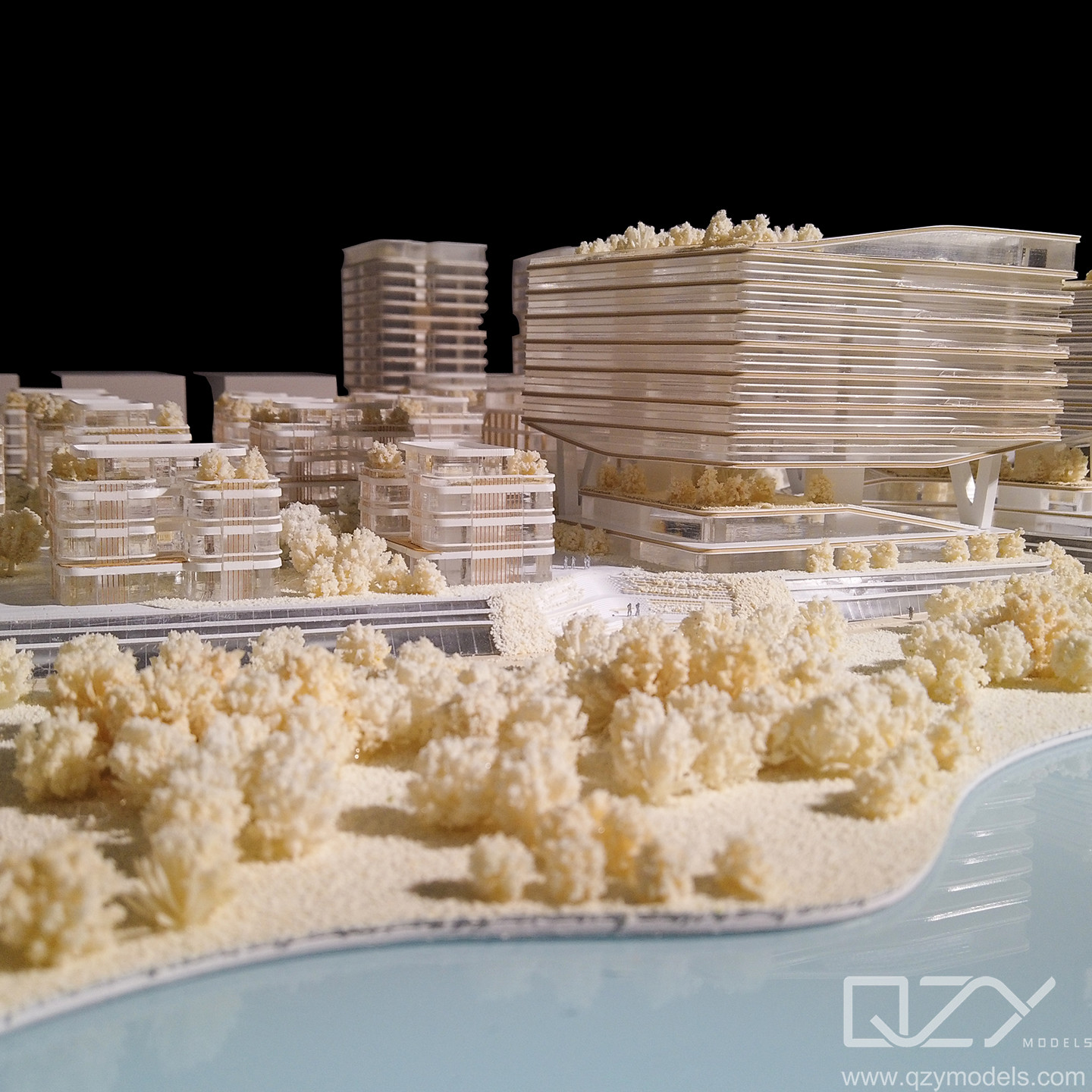 ODM Conceptual Architectural Section Model Acrylic Architectural Models HSA 1:500