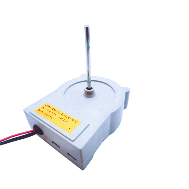 Surmounts White DC13V 3.1W 0.24A ODM-001F-03 3PIN Refrigerator Part 4681JB1027C Fan Motor