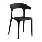 Waterproof Plastic Stacking Dining Chairs Colorful Green Plastic Dining Chairs