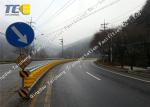 Orange Polyurethane Roller Safety Barrier Anti Collision
