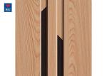 Eco Friendly Wood Polish Streak Wooden Door Elegant Wpc Wood Door For Bathroom