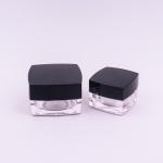 Square Acrylic Cosmetic Jars For Anti Aging Eye Cream 15g 30g 50g Empty Cream