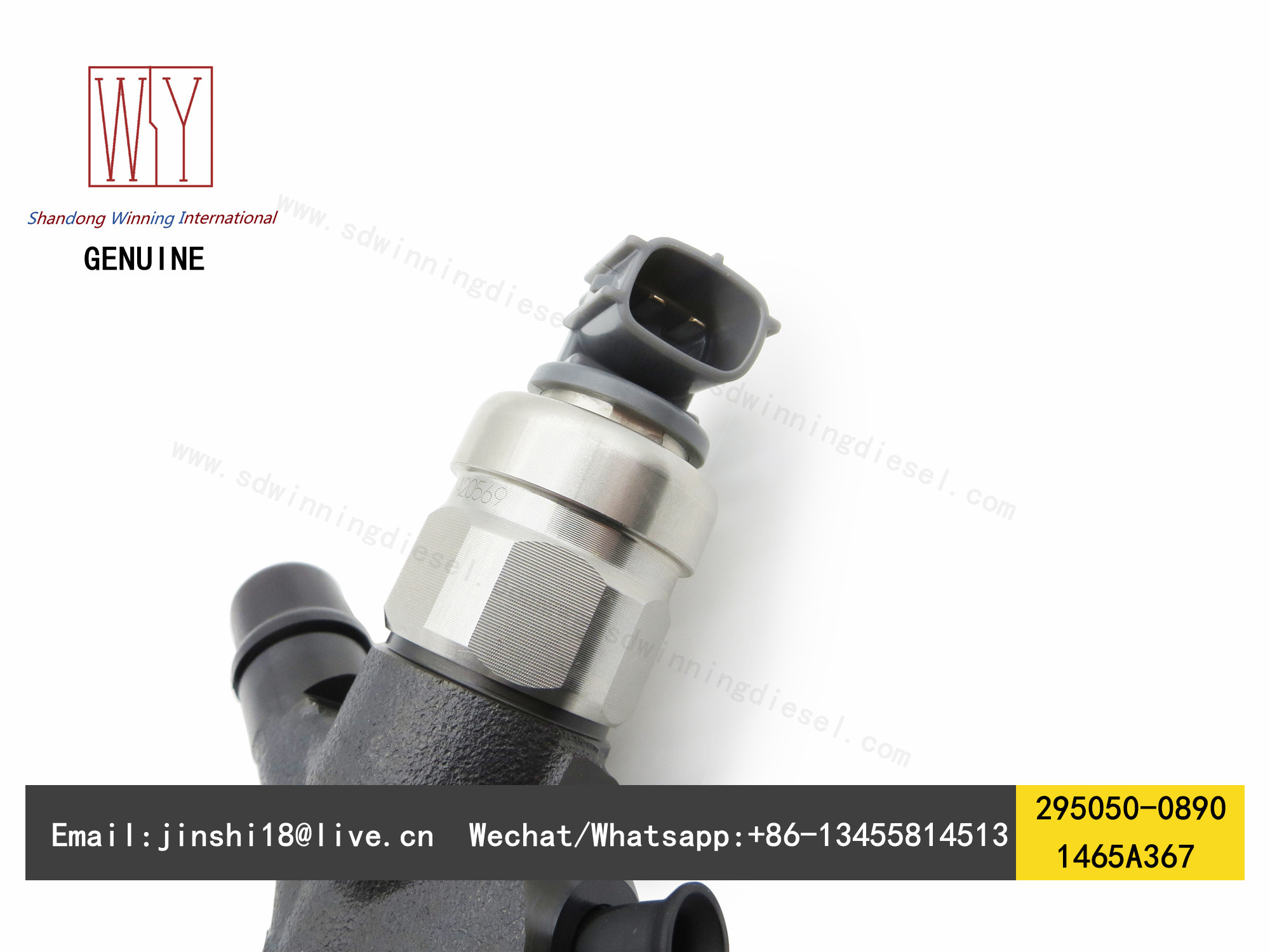 DENSO GENUINE AND BRAND NEW DIESEL FUEL INJECTOR 295050-0890, 1465A367 FOR MITSUBISHI L200 4D56 EURO 5 ENGINE