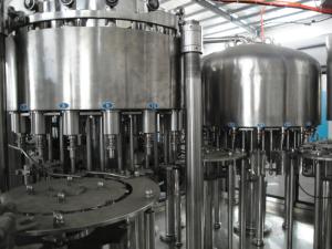 Quality 4 In 1 Non Carbonated Juice Pulp Piston Filling Machine wholesale