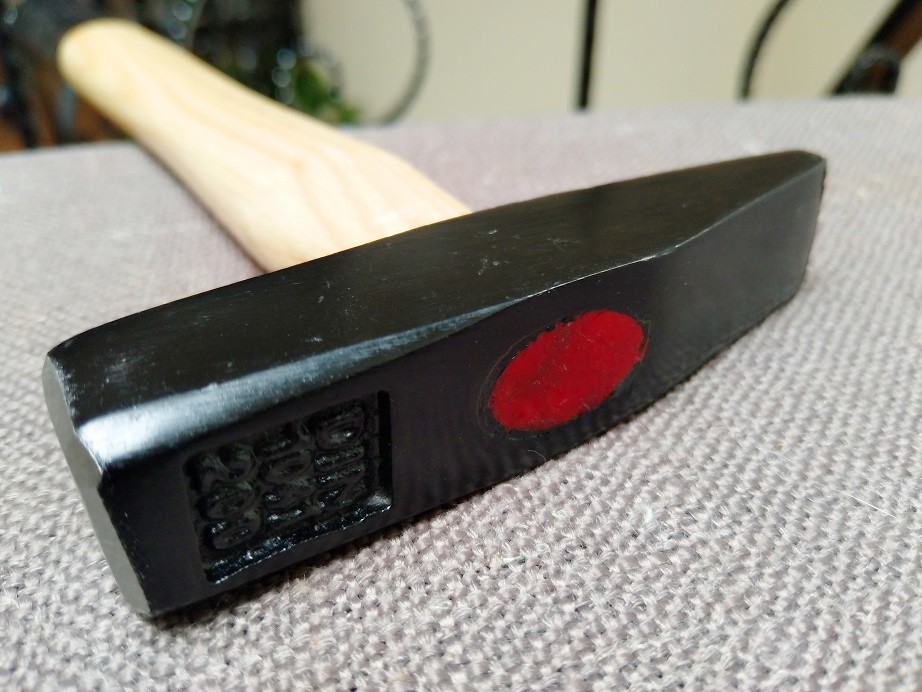Machinist hammer(XL-0106) with painted surface, colored wooden handle and competitive price