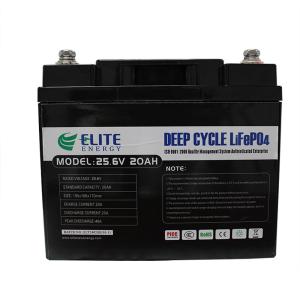 Quality 4000 To 6000 Times 512Wh 20Ah 24V LiFePO4 Battery For Energy Storage wholesale
