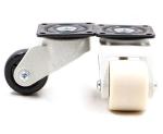 Polyurethane Universal Caster Wheels 600kg Load Capacity 31mm Tread Width
