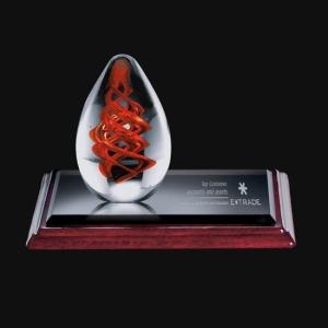 Quality art glass awards/glass nameplate/crystal award/glass decoration award/crystal art award wholesale