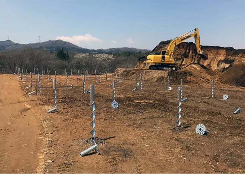 Australian Portable Foundation Ground Screws Steel Anchor Helical Pile for Solar Energy System