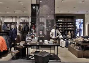 Quality Professional Menswear Clothes Display Stand With 2-3 Years Warranty wholesale