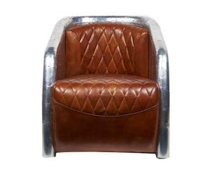 Quality Diamond Vintage Leather Aviator Aluminum Chair wholesale