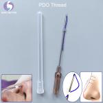 Lifting Nose PDO Thread Cog Spiral Needle Dissolvable Suture For Skin