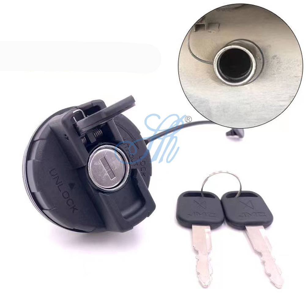 Truck Fuel Tank Cover for ISUZU JMC Trucks DMAX TFR TFS NHR NKR 100P 600P Lock and Key