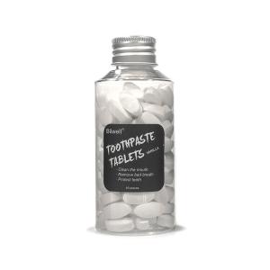 Quality Vanilla Flavor Travel Toothpaste Tablets 70g mouth wash tablets OEM ODM wholesale