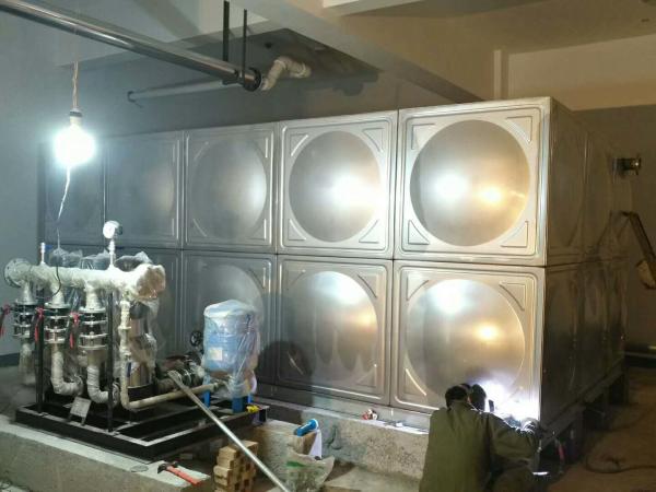 SS304 316 Welding Panel Stainless Steel Water Tank 10000 20000 5000 Litre for