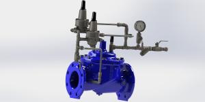 Quality Manual Actuation Type Surge Anticipating Valve With Flange End Connection And Maximum Pressure Of PN25 wholesale
