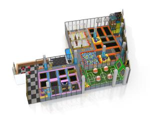 Quality Waterproof Commercial Trampoline Park Equipment Multiusage For Unisex wholesale