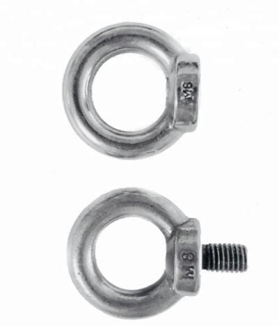 304 stainless steel lifting eyebolt customized DIN 580 6h Tolerance M8 - M30