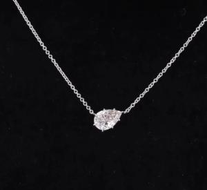 Quality Synthetic HPHT CVD Lab Grown Diamond Jewelry Necklaces VS Clarity wholesale