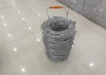Safety Fence 1.6mm Galvanized Barbed Wire Livestock Fence Panels