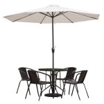 9 Foot Straight Coupling Bottom Pole Outdoor Beach Umbrella