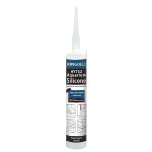 Quality Acetic Waterproof Sanitary Sealant Clear For Large Glass Plate wholesale