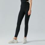 Sweat Wicking Pocket Yoga Pants Double Sided Matted Hip Lifting Running Leggings