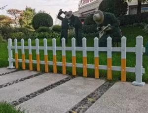 Quality Wide Gap Fiberglass Reinforced Plastic Garden Lawn Fencing Weather Proof wholesale
