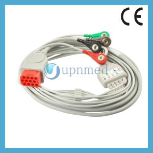 Quality Bionet One piece 5 lead ECG Cable with leadwires wholesale